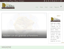 Tablet Screenshot of insolitopanettone.com